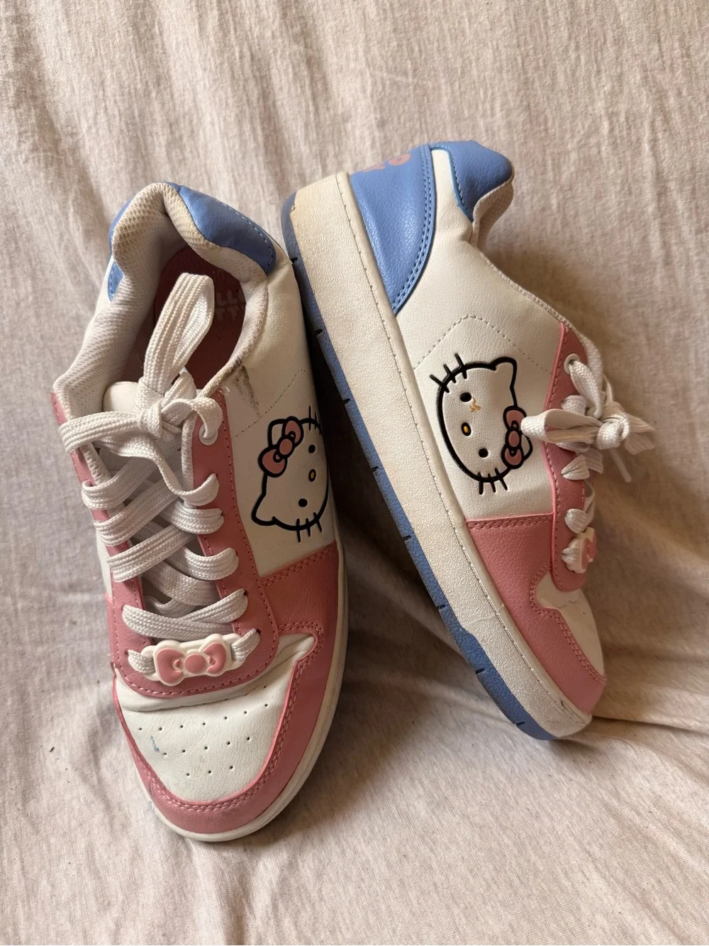 Hello Kitty Pink & White Sneakers